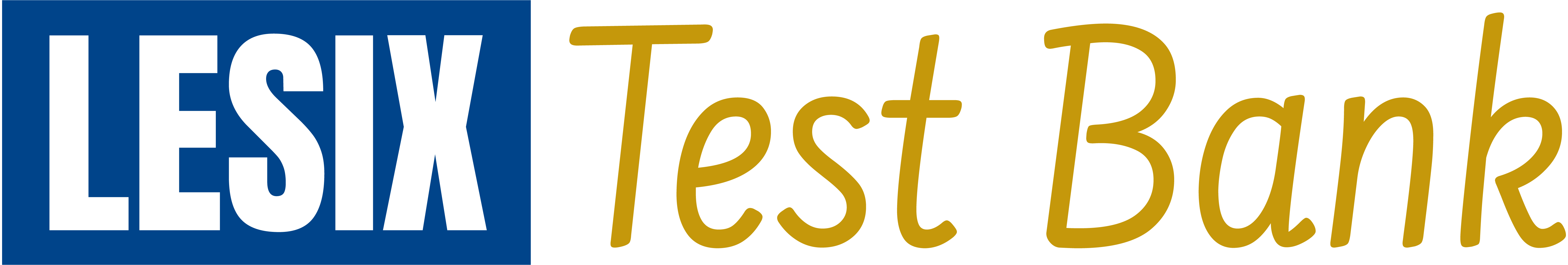 Lesix Test Bank